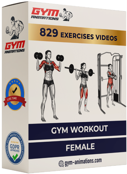 gym animations male female