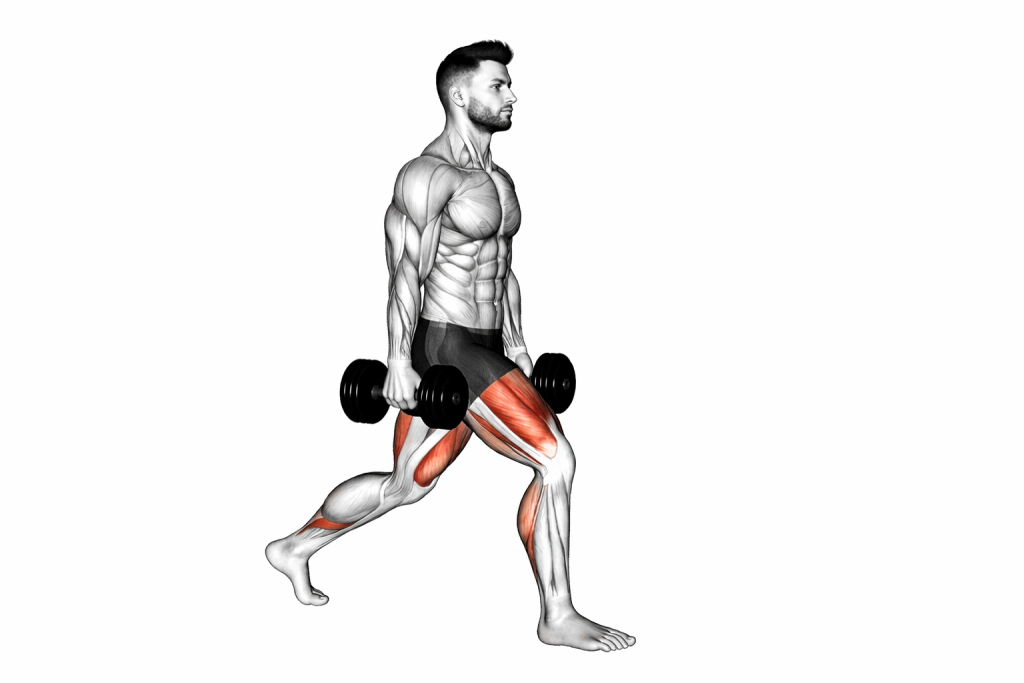 Walking Lunges GIF