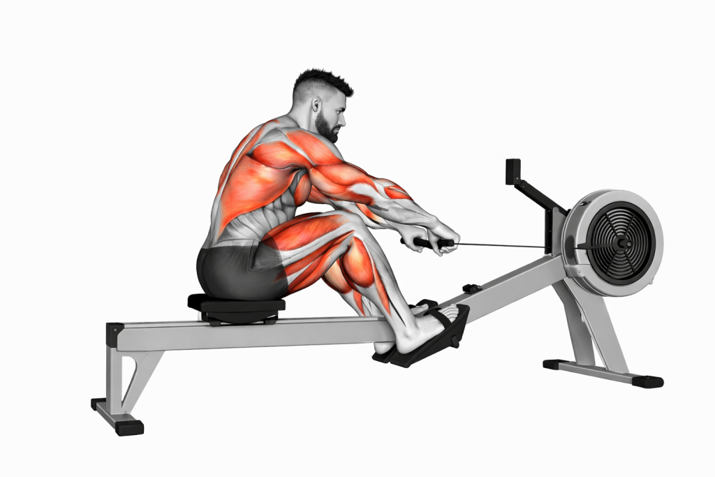 rowing machine gif