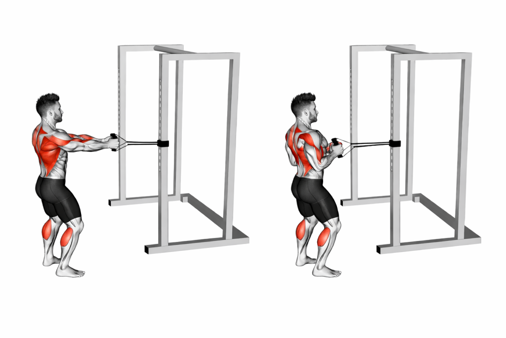 Band Close Grip Row