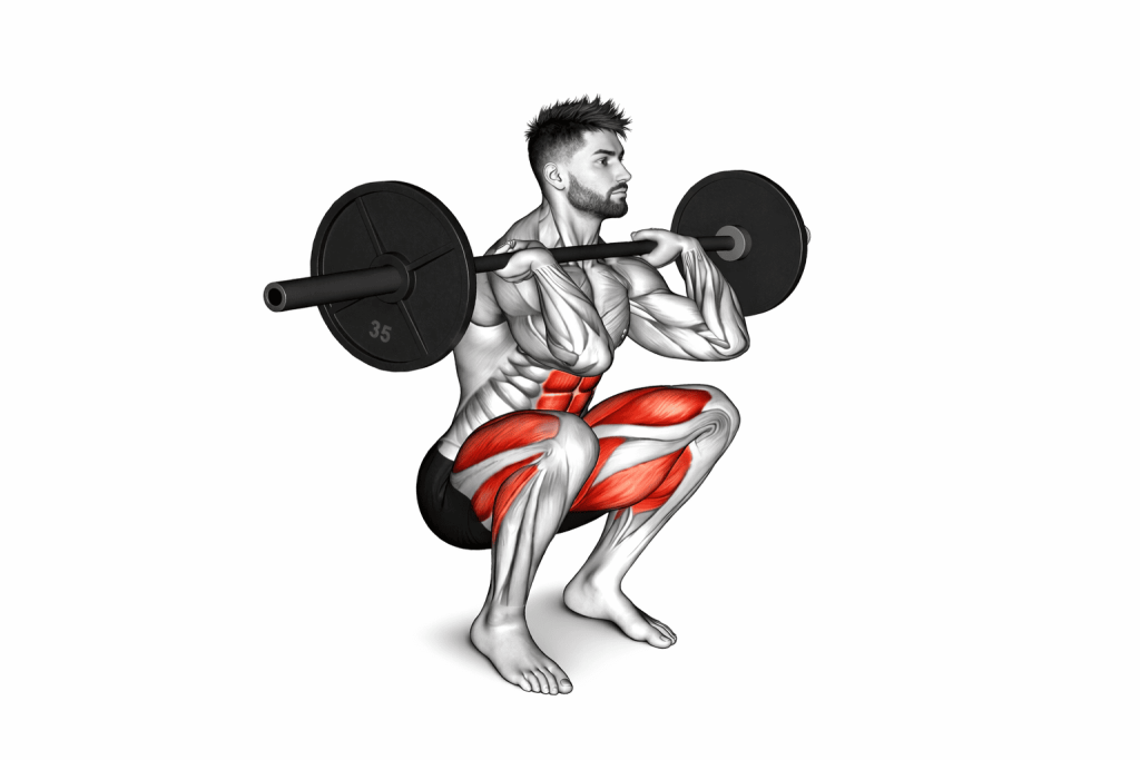 Barbell elevated heel