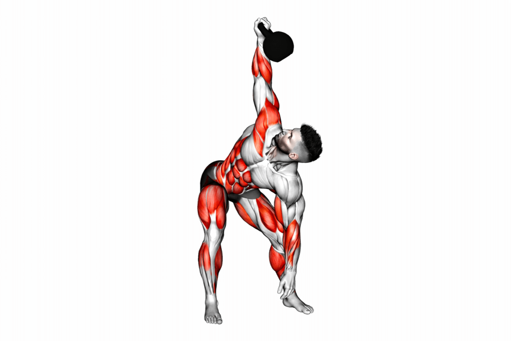 Kettlebell Bent Press