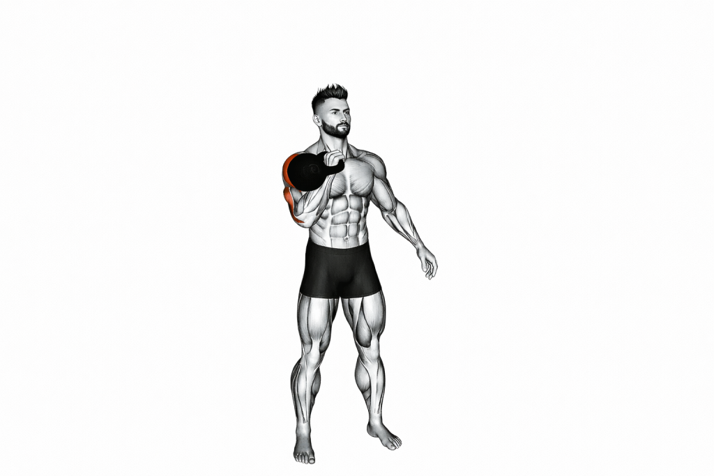 Kettlebell strict press