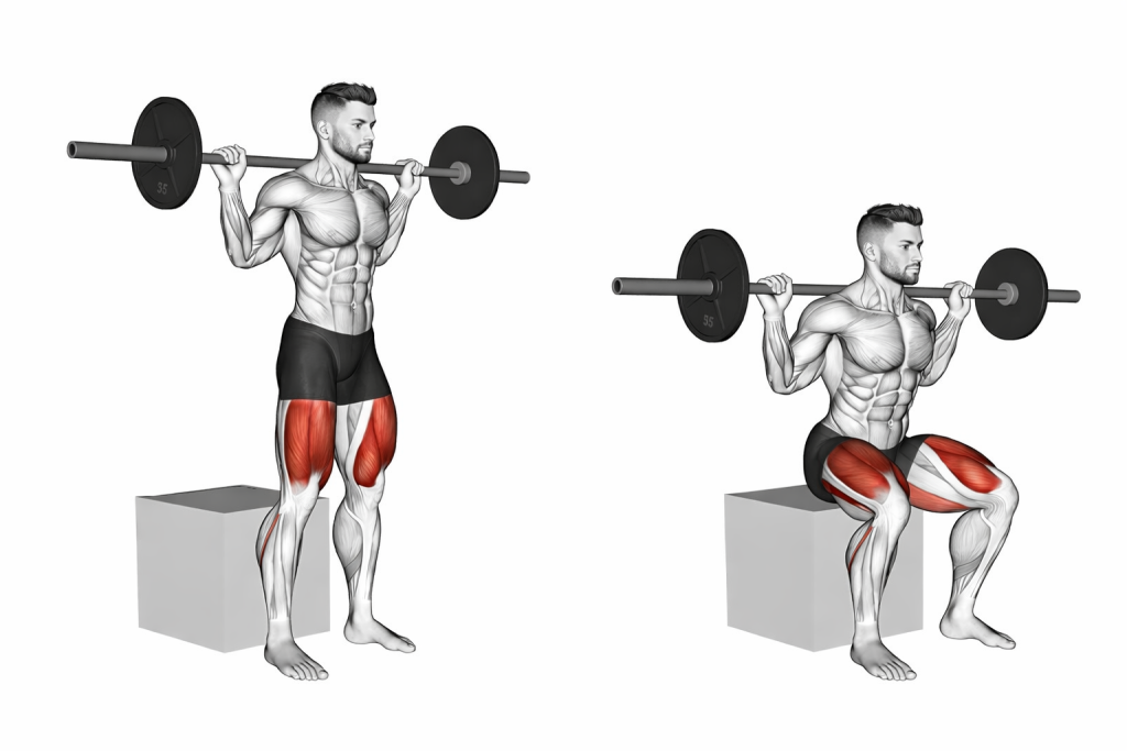 Barbell Box Squat