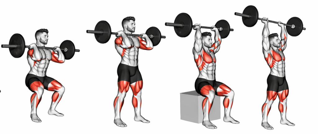 Barbell Clean and Press