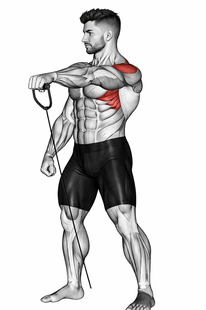 Cable Forward Raise
