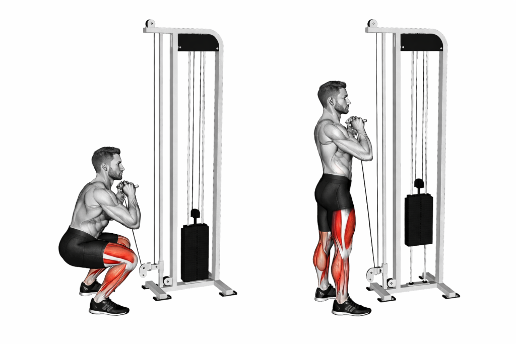 Cable Goblet Squat