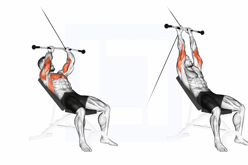Cable Incline Triceps Extension