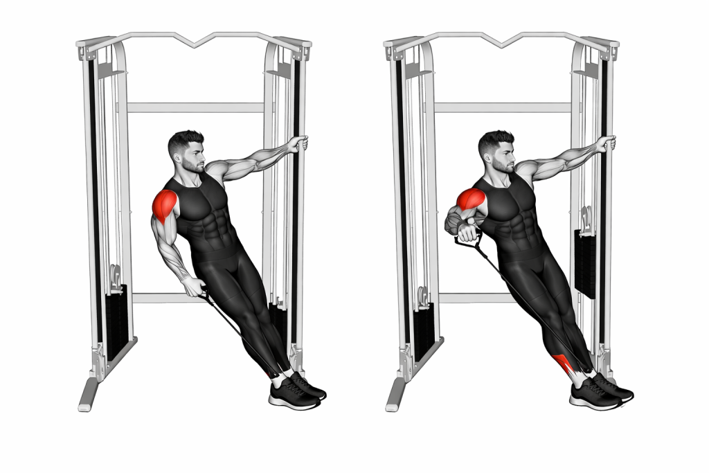 Cable Leaning Lateral Raise
