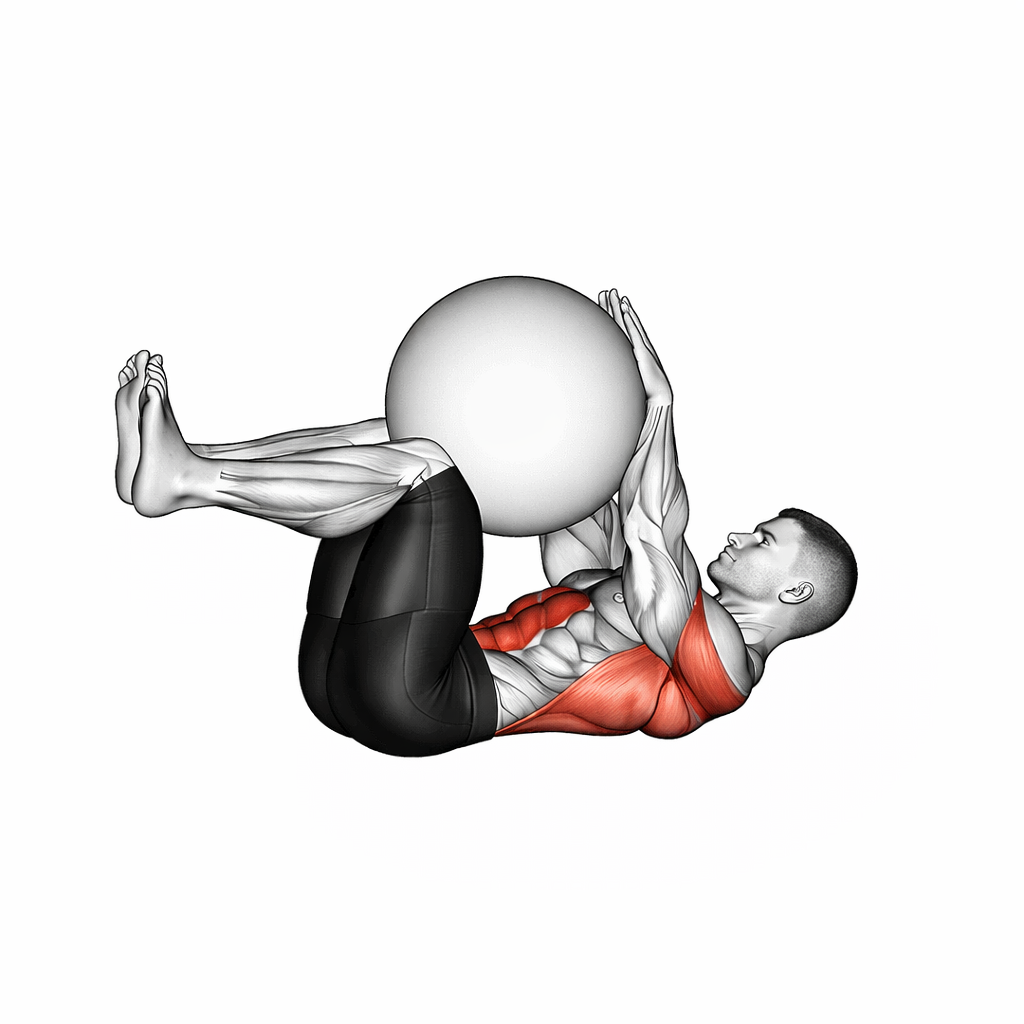 Dead Bug With Medicine Ball