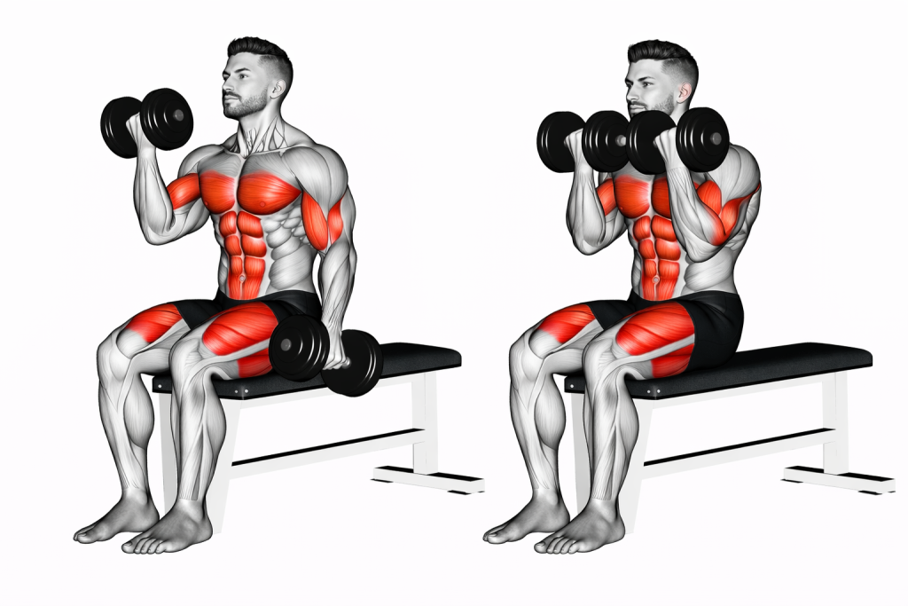Dumbbell Alternate Biceps Curl