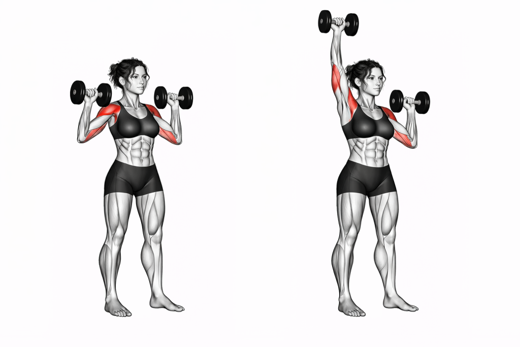 Dumbbell Alternate Shoulder Press