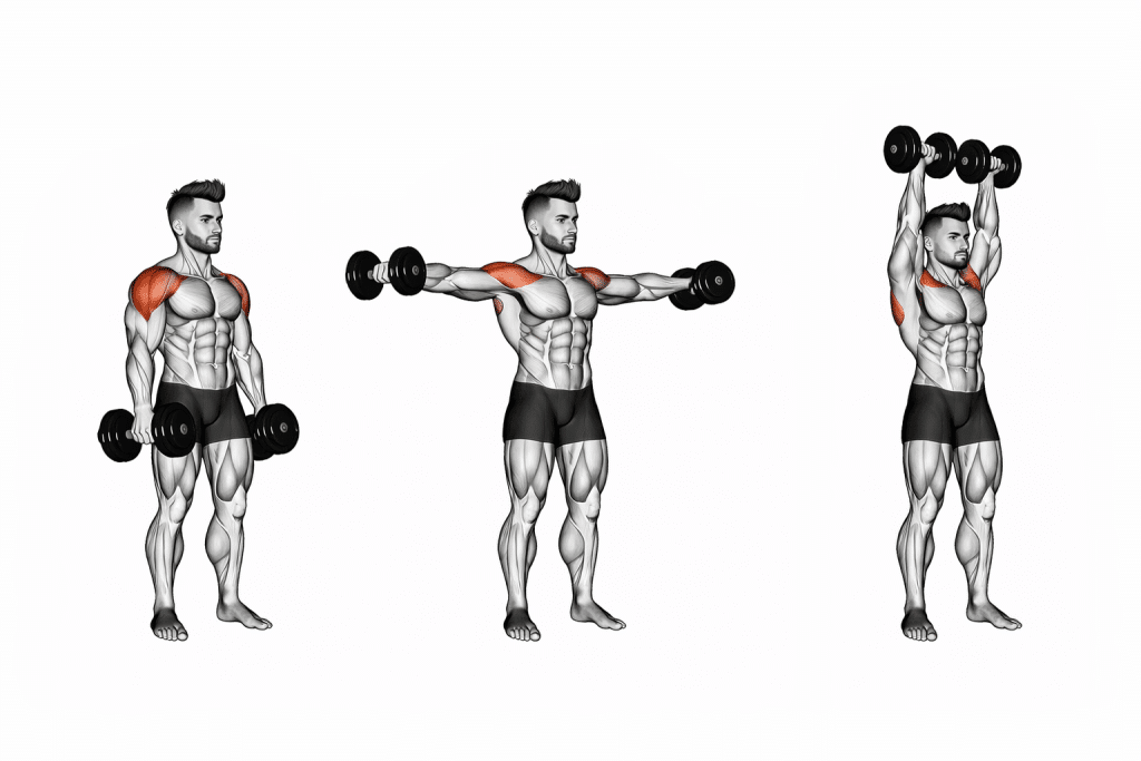 Dumbbell Cuban Press