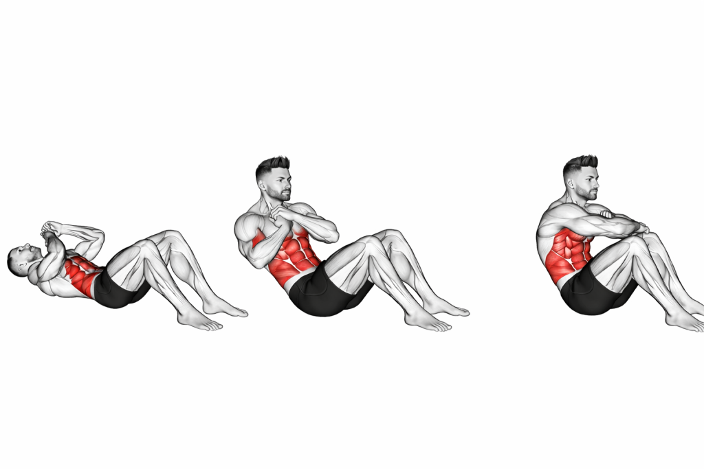 Elbow to Knee Sit Up