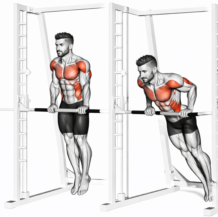 Incline Close Grip Push Up