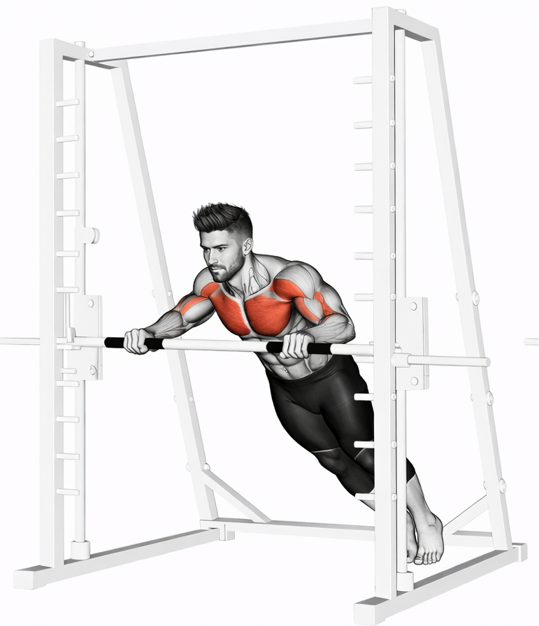 Incline Reverse Grip Push Up