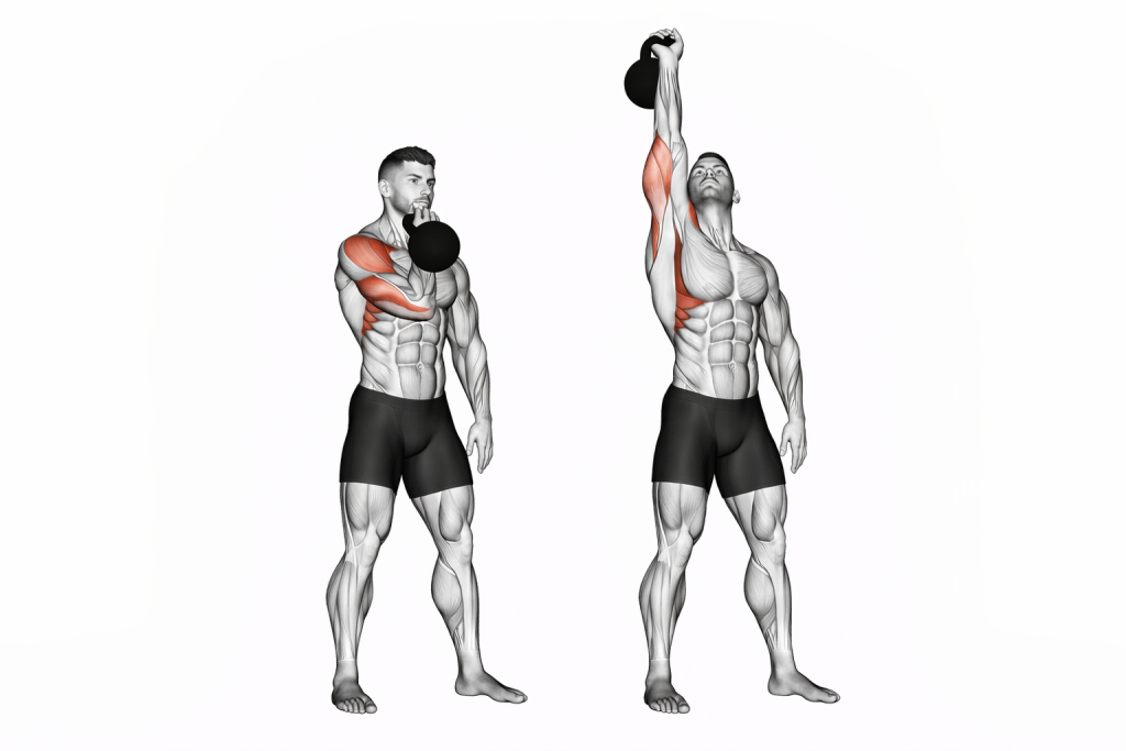 Kettlebell Arnold Press