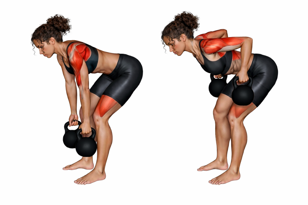 Kettlebell Bent Over Row