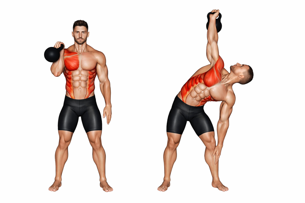 Kettlebell Bent Press-