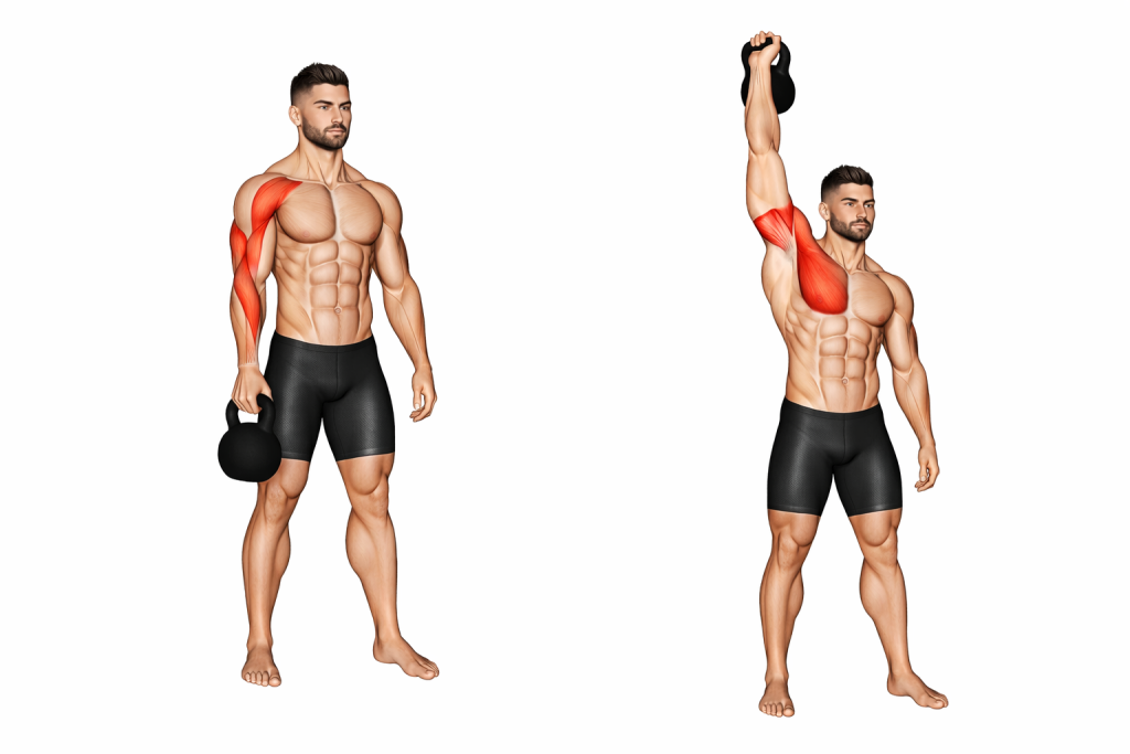 Kettlebell Bottoms Up Clean From the Hang Position