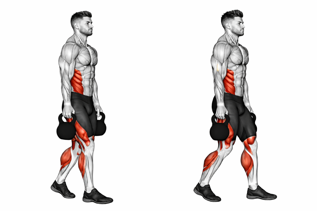 Kettlebell Farmers Carry