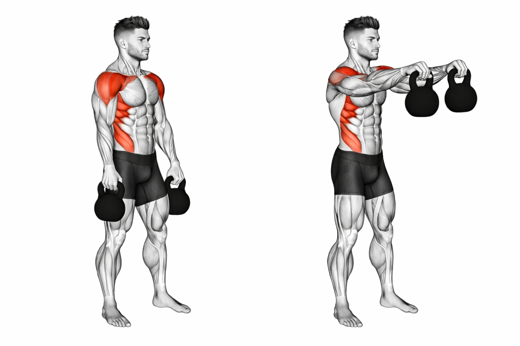 Kettlebell Front Raise