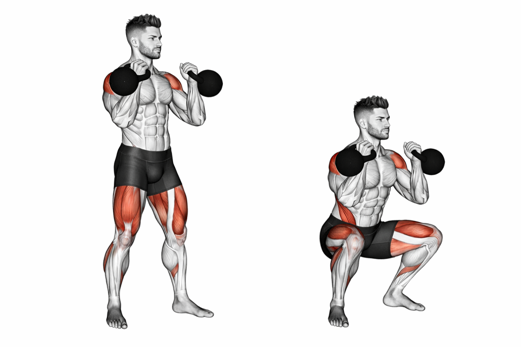 Kettlebell Front Squat