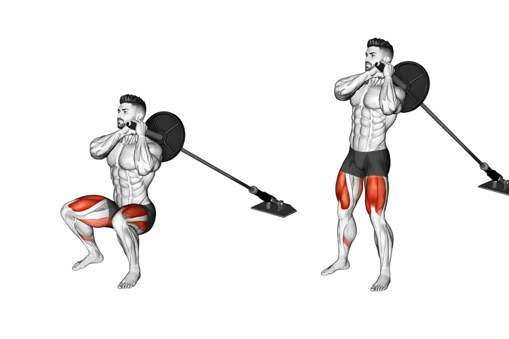 Landmine Hack Squat