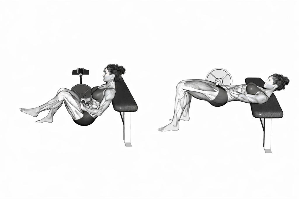 Landmine Single Leg Hip Thrust