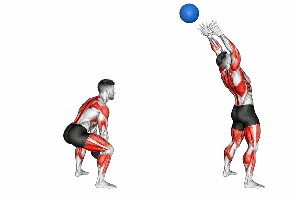 Medicine Ball Backward Throw