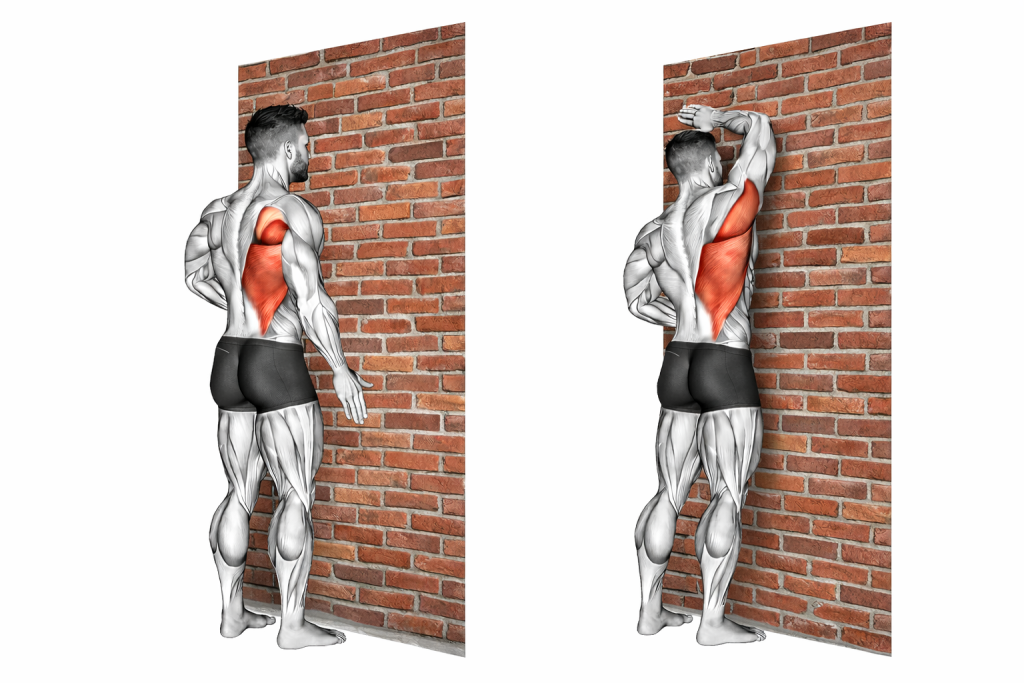 One Arm Against Wall