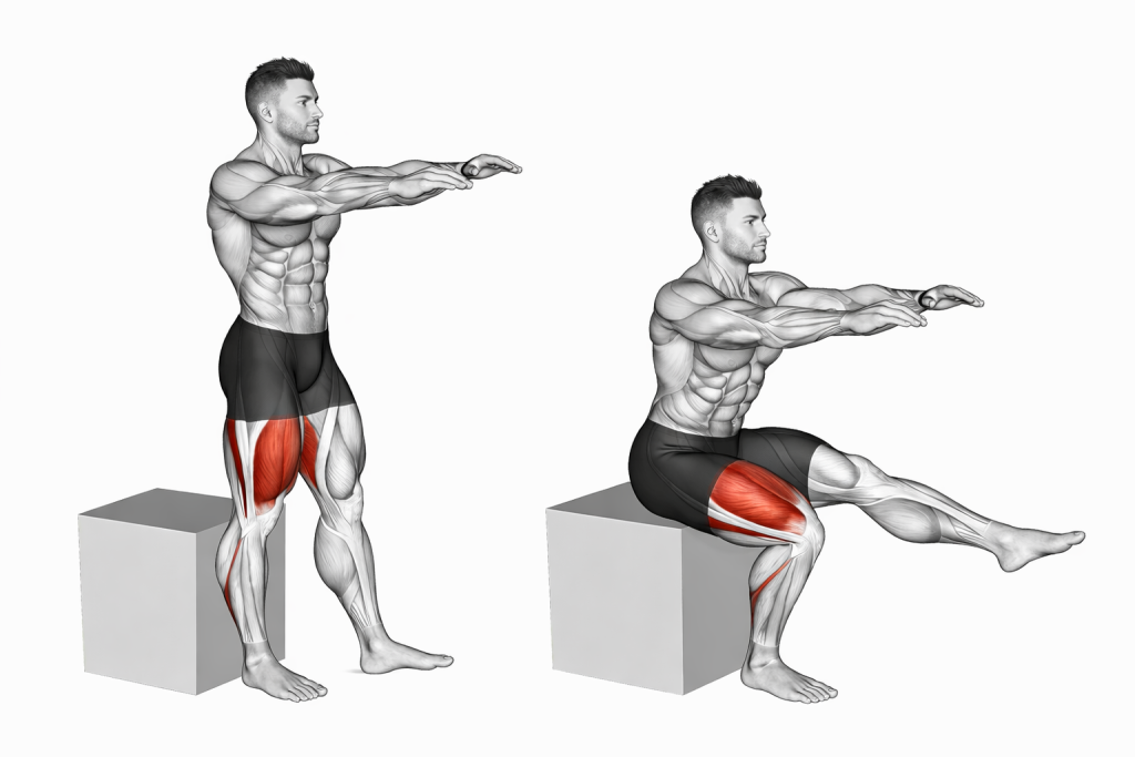 Pistol Squat to Box