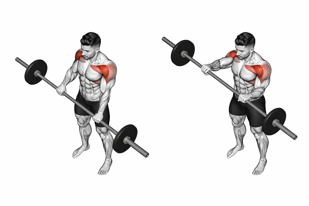 Barbell Front Raise
