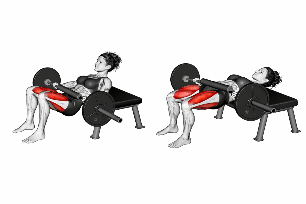 Barbell Kas Glute Bridge
