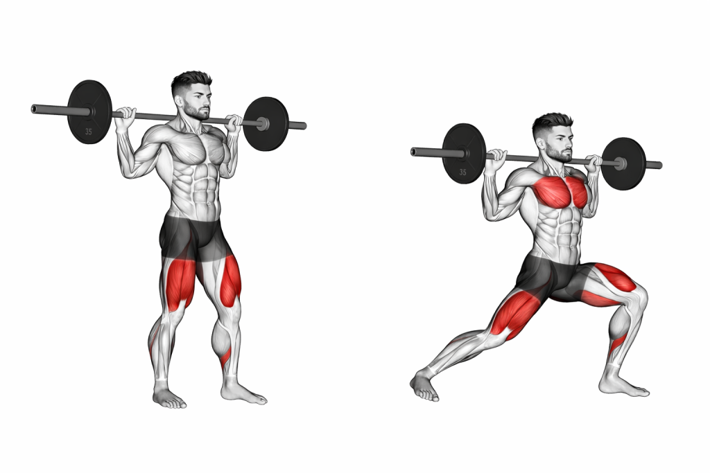 Barbell Lateral Lunge