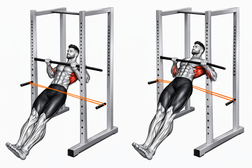 Resistance Band Inverted Row