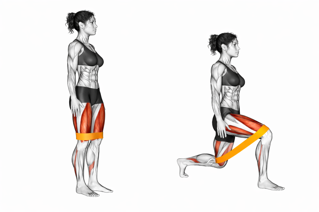 Resistance Band Lunge