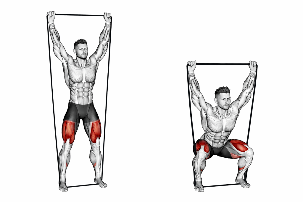 Resistance Band Overhead Squat