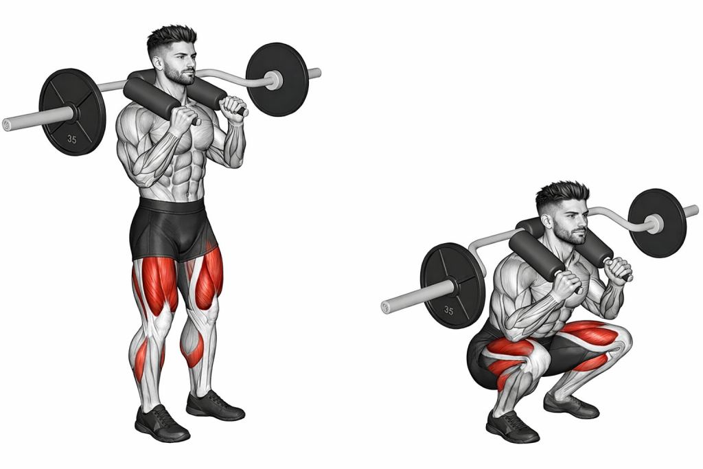 Safety Bar Front Squat