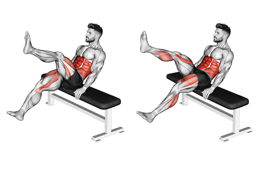 Seated Flutter Kick