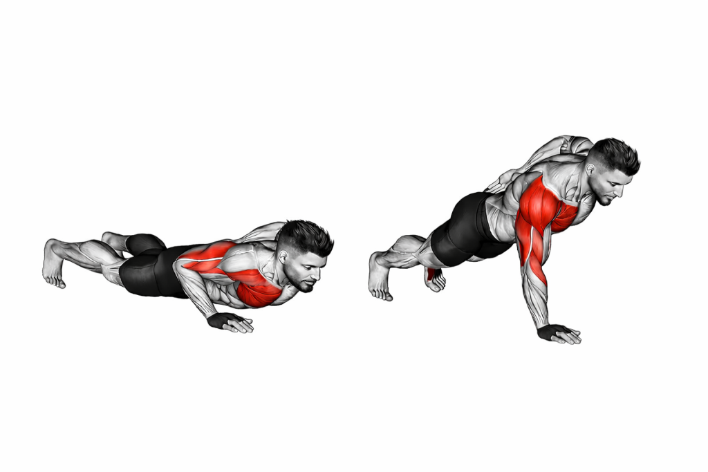 Single Arm Push Up
