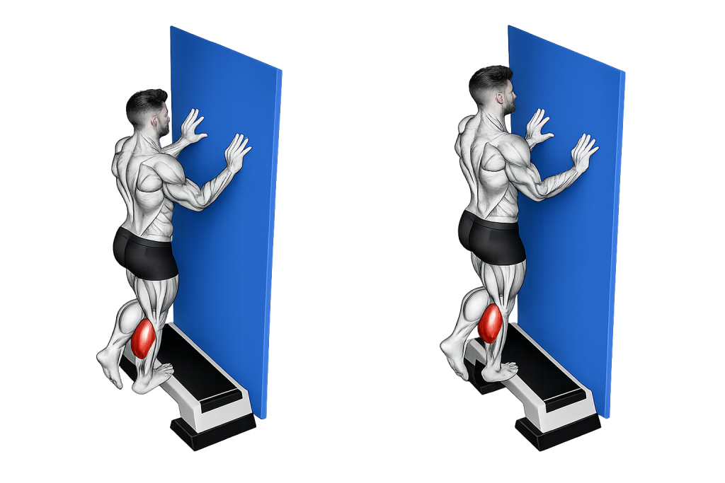 Single Leg Calf Raise Off Step