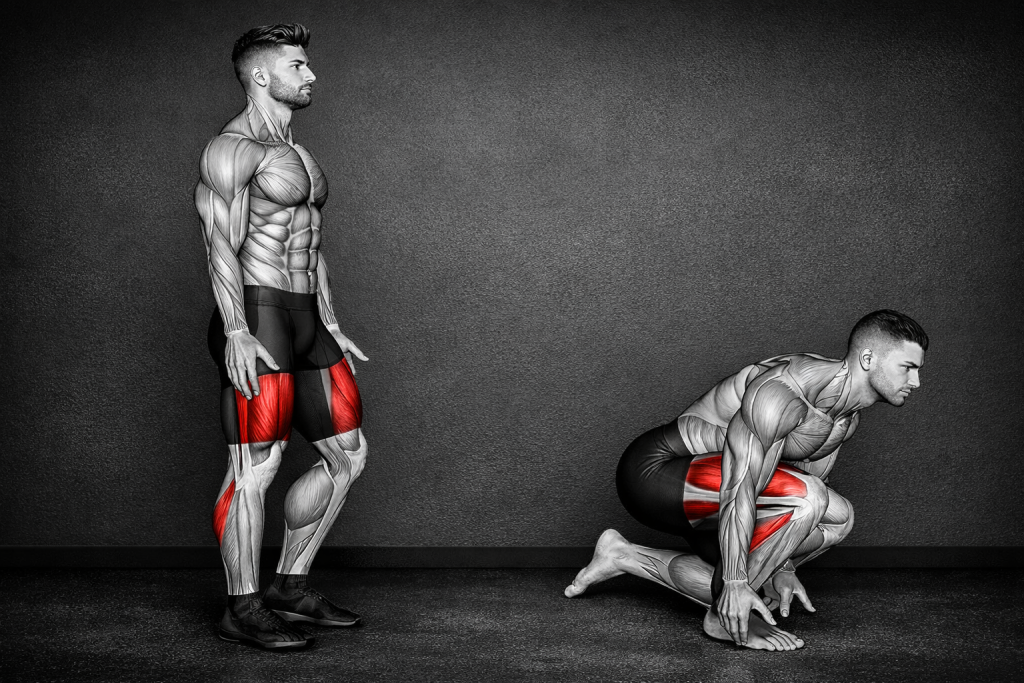 Single Leg Heel Touch Squat
