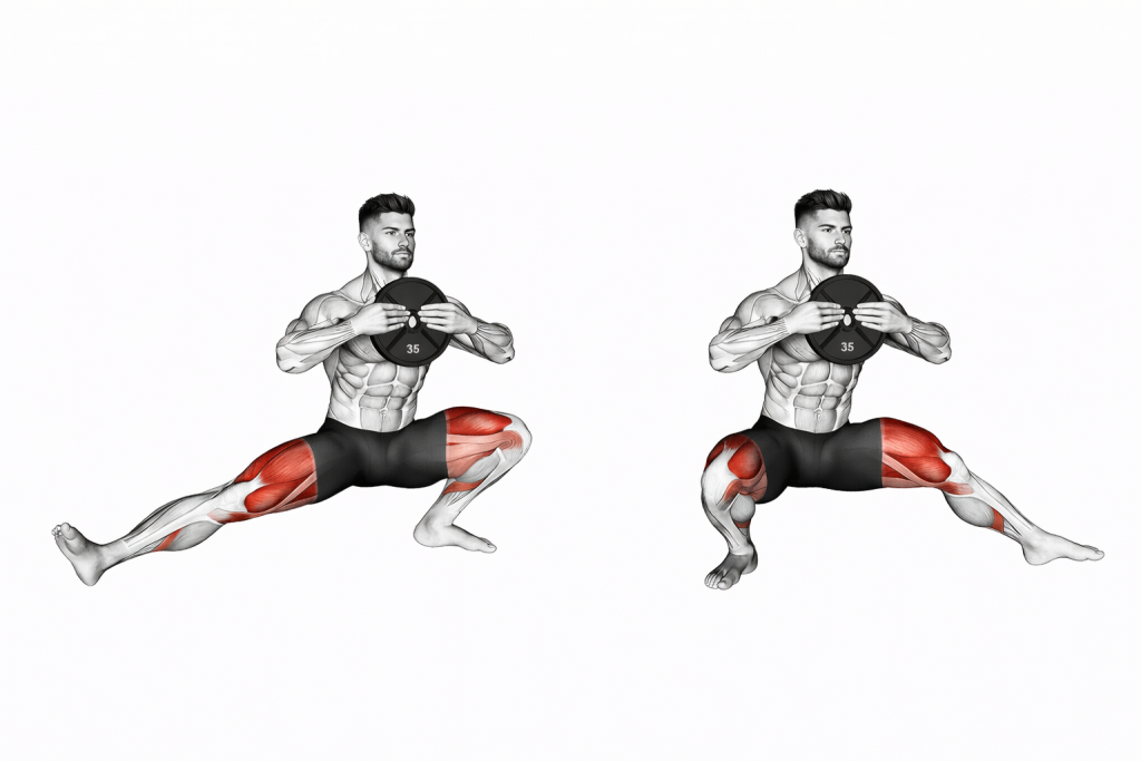 Weighted Cossack Squats